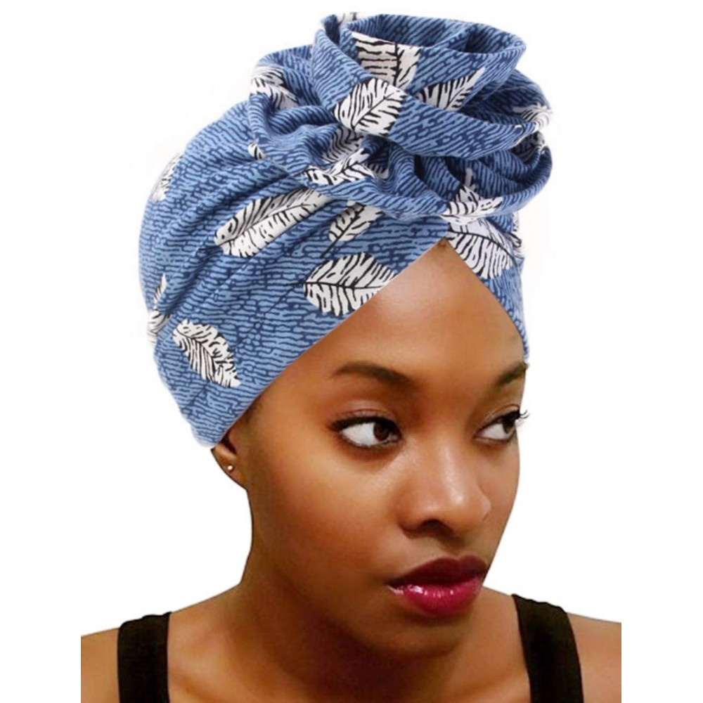 Skullies & Beanies Flower Chemo Headwear Hats for Women Cancer Patients Slouchy Beanies Sleep Caps Scarf - African Headwrap S...