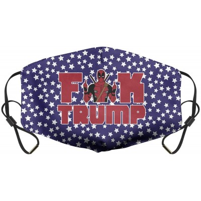 Balaclavas Mens Cool Trump-2020-Golf-cartoon- Mouth Cover Anti Pollution Washable and Reusable Face Ma_sk - Trump 2020 Fuck -...