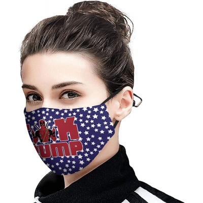 Balaclavas Mens Cool Trump-2020-Golf-cartoon- Mouth Cover Anti Pollution Washable and Reusable Face Ma_sk - Trump 2020 Fuck -...