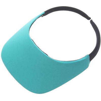 Visors Original Size Sport Sun Visor - Aqua - CG12E3BDZUF $17.15