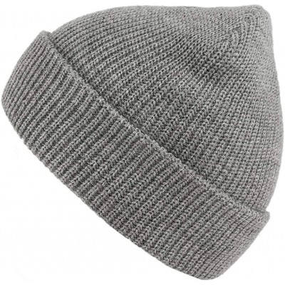 Skullies & Beanies Slouchy Beanie Hats Winter Knitted Caps Soft Warm Ski Hat Unisex - Grey - CR186ZWOL5D $11.98