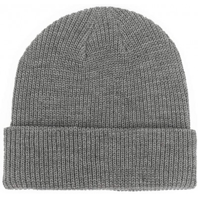 Skullies & Beanies Slouchy Beanie Hats Winter Knitted Caps Soft Warm Ski Hat Unisex - Grey - CR186ZWOL5D $11.98