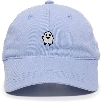 Baseball Caps Ghost Baseball Cap Embroidered Cotton Adjustable Dad Hat - Light Blue - C418Q3ZWCOU $19.15
