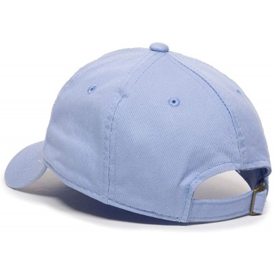 Baseball Caps Ghost Baseball Cap Embroidered Cotton Adjustable Dad Hat - Light Blue - C418Q3ZWCOU $19.15