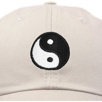 Baseball Caps Ying Yang Dad Hat Baseball Cap Zen Peace Balance Philosophy - Beige - CB18XI8QWK0 $13.66