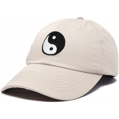 Baseball Caps Ying Yang Dad Hat Baseball Cap Zen Peace Balance Philosophy - Beige - CB18XI8QWK0 $13.66