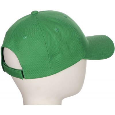 Baseball Caps Classic Baseball Hat Custom A to Z Initial Team Letter- Green Cap White Black - Letter I - C018IDT0RQY $10.76