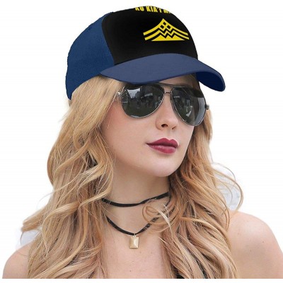 Baseball Caps Ku Kiai Mauna Kea Men Retro Adjustable Cap for Hat Cowboy Hat - Navy - CY18YCK9SX6 $22.33