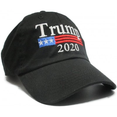 Baseball Caps Trump 2020 Keep America Great MAGA hat Cap Made in The USA! - Black - CW18DMEMYYO $14.42