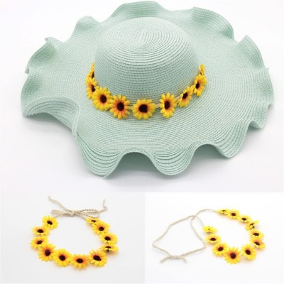 Headbands Women Bohemian White Daisy Flower Elastic Headband Headpieces - 2color - CQ18CRNGYAO $8.49