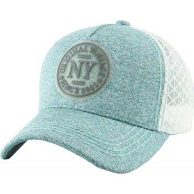 Baseball Caps New York Collection NY Vintage Distressed Baseball Cap Dad Hat Adjustable Unisex - (3.2) Blue New York - CJ18D4...