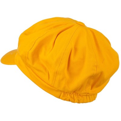 Newsboy Caps Flower Ribbon Trim Newsboy Cap - Yellow - CJ11K1CT4HJ $25.74