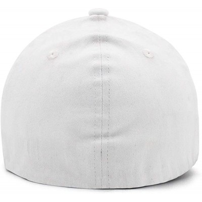 Baseball Caps Men Baseball Cap Fashion Adjustable Mesh Archery Red Dad Trucker Golf Hat - White-3 - C518A2WNZNU $21.92