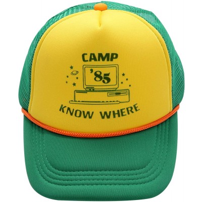 Baseball Caps Camp Know Where Ringer Tshirt Baseball Cap - Hat - CN18W2RZWGY $19.96