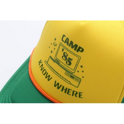 Baseball Caps Camp Know Where Ringer Tshirt Baseball Cap - Hat - CN18W2RZWGY $19.96