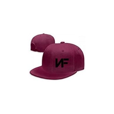 Baseball Caps Adjustable NF Stylish Flat Baseball Cap Youth Snaback Hip Hop Hats for Men/Women - Red2 - CZ18Q22SAGH $14.07