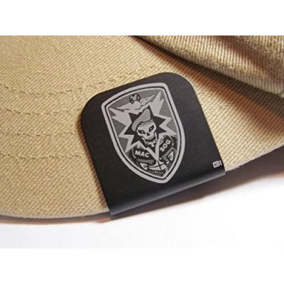 Baseball Caps MAC SOG Patch Vietnam Laser Etched Hat Clip Black - CB12GDC63SX $14.32