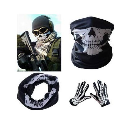 Balaclavas Skeleton Balaclava Christmas Halloween - CQ18IS0ZSYX $7.17