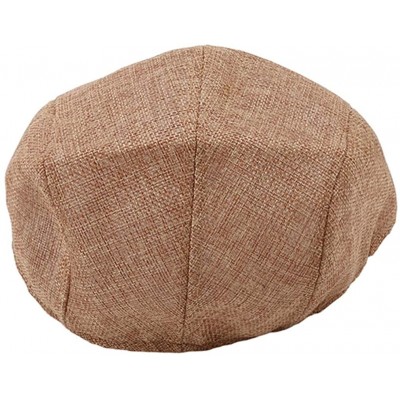 Newsboy Caps Men's Newsboy Hats Cotton Beret Cap- Casual Cabbie Flat Cap - Twilight - C818G2O48WS $6.20