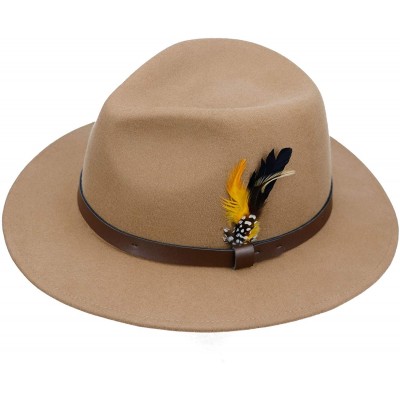 Fedoras Vintage Adjustable Australian - A-camel - C61943RCKX4 $20.14