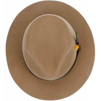 Fedoras Vintage Adjustable Australian - A-camel - C61943RCKX4 $20.14