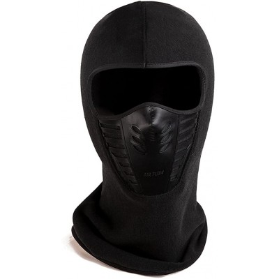 Balaclavas Winter Warm Full Cover Anti-dust Balaclava Windproof Ski Hat - Black - CE12977I3PH $9.26