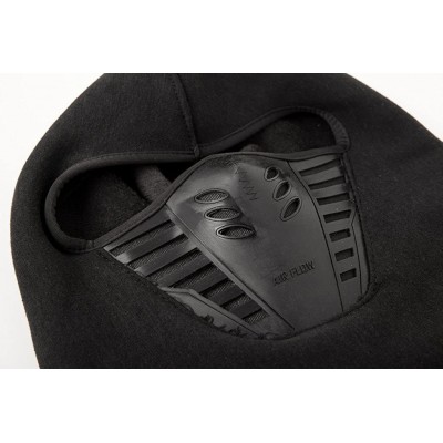 Balaclavas Winter Warm Full Cover Anti-dust Balaclava Windproof Ski Hat - Black - CE12977I3PH $9.26