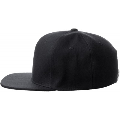 Baseball Caps Classic Snapback Hat Custom A to Z Initial Raised Letters- Black Cap White Black - Initial R - CU18G4KG5X5 $11.97