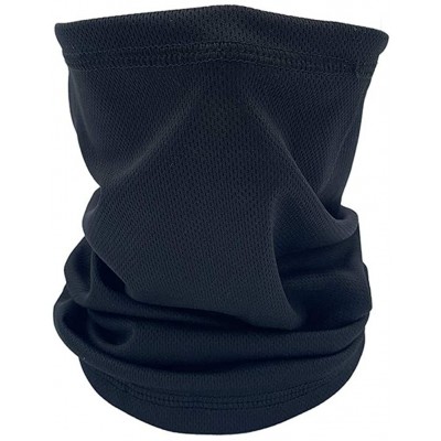 Balaclavas Unisex Seamless Neck Gaiters Bandanas - Dust Proof UV Protection Bandana Balaclava for Sport&Outdoor - Black - CJ1...