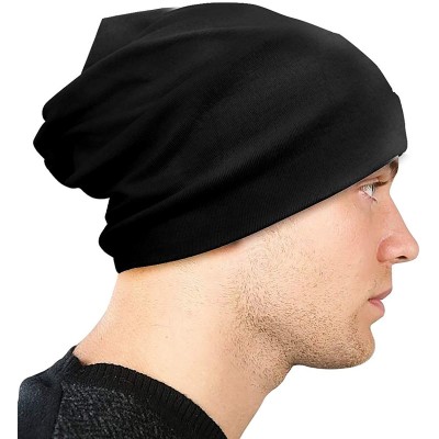 Skullies & Beanies Slouchy Beanies Hat Santa Riding Skateboard Men Watch Cap - Lineman Lineman /Black - CO1927EMNEU $11.96