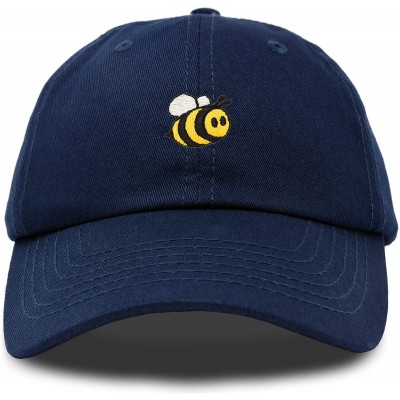 Baseball Caps Bumble Bee Baseball Cap Dad Hat Embroidered Womens Girls - Navy Blue - C018W37CICI $10.22