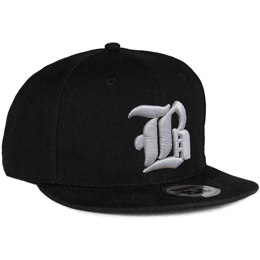 Baseball Caps Snapback Hat Raised 3D Embroidery Letter Baseball Cap Hiphop Headwear - B - CU11WN0I9MX $9.54
