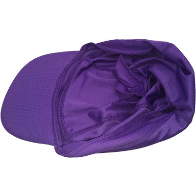 Skullies & Beanies Skull Caps & Sweat Wicking Cooling Beanie with Brim for Men and Women - Purple - CY18S2OU48D $8.12