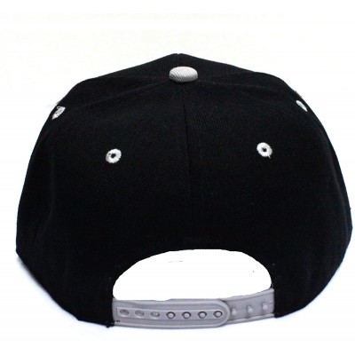 Baseball Caps Diamond Snapback Cap - Black/Grey - CS12ODG8JLF $16.45