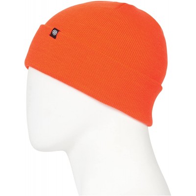 Skullies & Beanies Men's Standard Roll-Up Beanie - One-Size - Infrared - CK180RN4Y20 $13.13