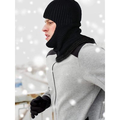 Balaclavas Pieces Knitted Balaclava Windproof Outdoor - CQ1927N7TOL $10.74