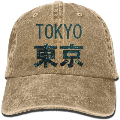 Cowboy Hats Tokyo City Beautiful Trend Printing Cowboy Hat Fashion Baseball Cap for Men and Women Black - Natural - CI18C3U3W...