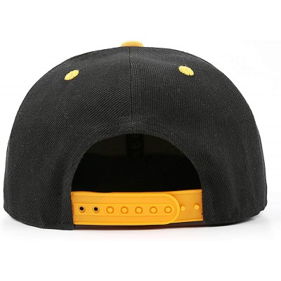 Baseball Caps Adjustable Trucker Hat Cool Street Dancing Cap - Yellow-3 - CB18Q56X2IR $14.80