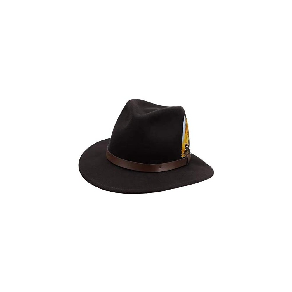 Fedoras Vintage Adjustable Australian - A-darkbrown - CT1943HKL0X $21.62