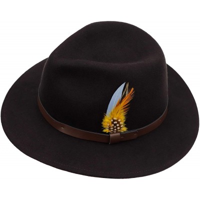 Fedoras Vintage Adjustable Australian - A-darkbrown - CT1943HKL0X $21.62