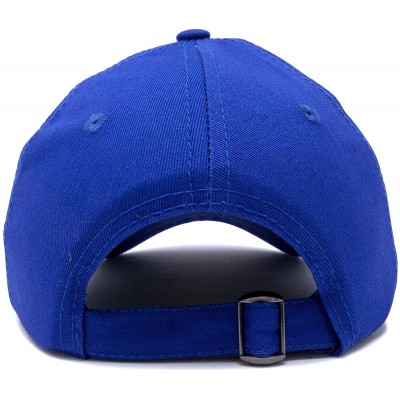 Baseball Caps Initial Hat Letter B Womens Baseball Cap Monogram Cursive Embroidered - Royal Blue - CS18TWS2X05 $14.63