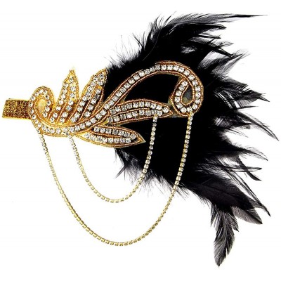 Headbands 1920s Accessories Themed Costume Mardi Gras Party Prop additions to Flapper Dress - X - CA189CYSRSN $14.15