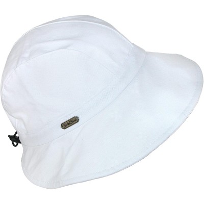 Sun Hats Breezy Drawstring Hat - White - CO11JZQRHRB $20.25