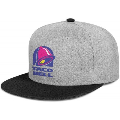 Baseball Caps Caps Adjustable Summer Taco-Bell-Logo- Street Dancing Sun Hats - Black-1 - CC194ZUG434 $19.79