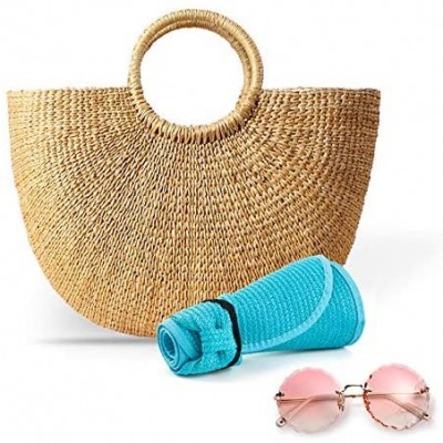 Sun Hats Foldable Sun Visors for Women - Beach Hat Wide Brim Sun Hat Roll-Up Straw Hat - CB18SZKQG46 $13.53