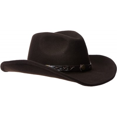 Cowboy Hats Men's Crushable Dakota Hat - Brown - C71184XH5QT $109.61