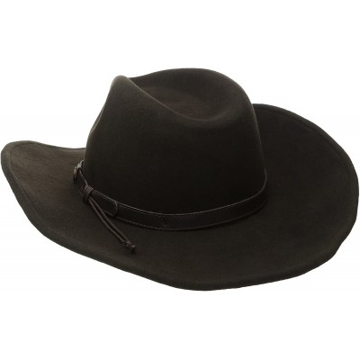 Cowboy Hats Men's Crushable Dakota Hat - Brown - C71184XH5QT $109.61