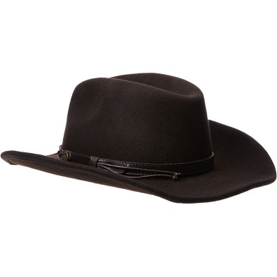 Cowboy Hats Men's Crushable Dakota Hat - Brown - C71184XH5QT $56.74