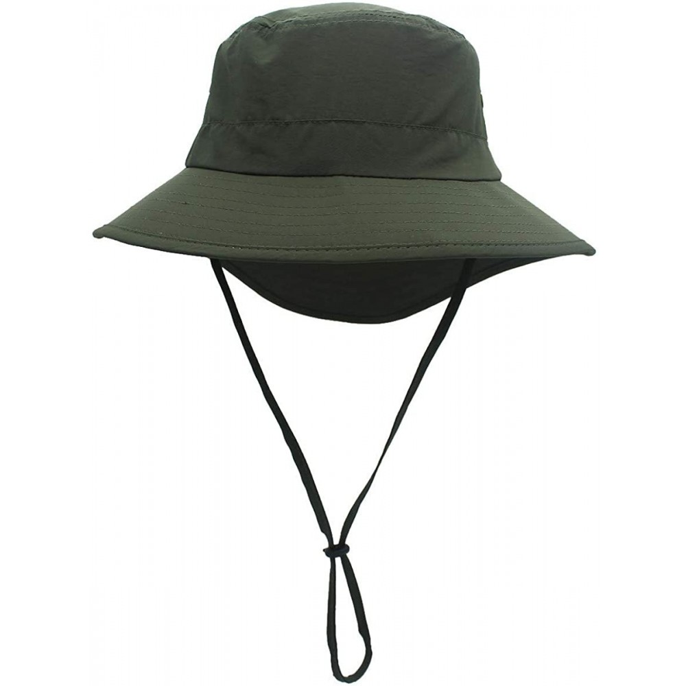 Sun Hats Unisex Outdoor Lightweight Breathable Waterproof Bucket Wide Brim Hat - UPF 50+ Sun Protection Sun Hats Shade - CV18...