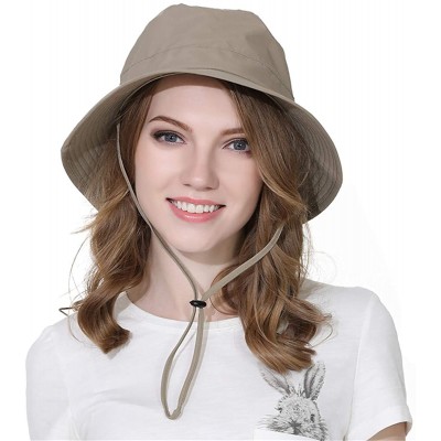 Sun Hats Unisex Outdoor Lightweight Breathable Waterproof Bucket Wide Brim Hat - UPF 50+ Sun Protection Sun Hats Shade - CV18...